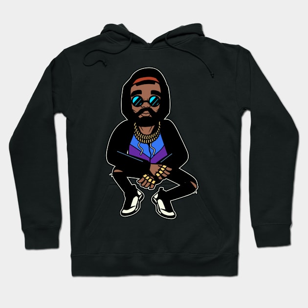 Hip Hop Singer Graphic Hoodie by CinaBo0na